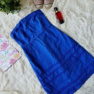🌞Old Navy Blue strapless dress ideal for summer
